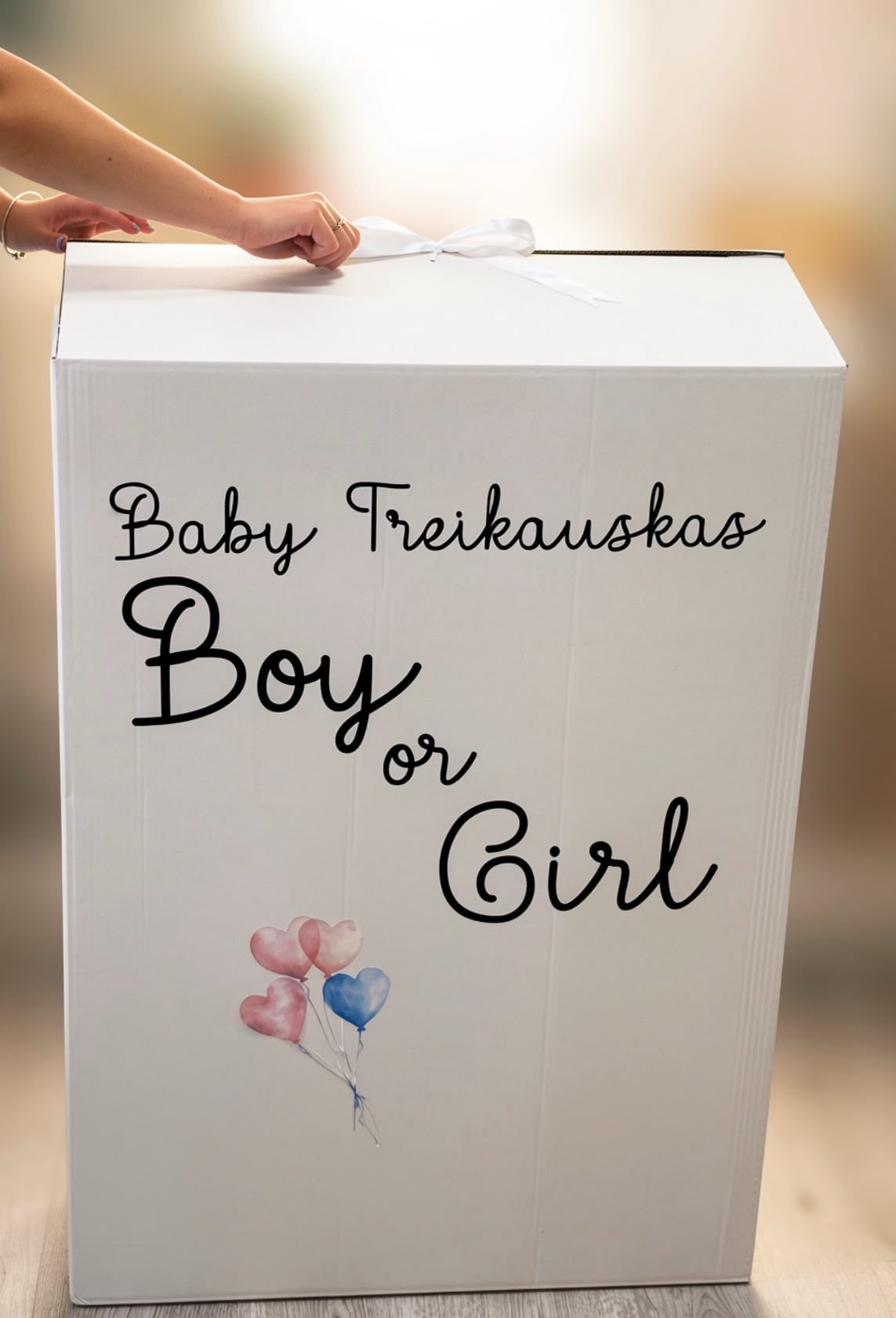 Gender Reveal Balloon Box