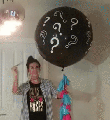 giant gender reveal balloon dublin