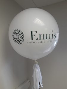 giant balloon with company logo 1