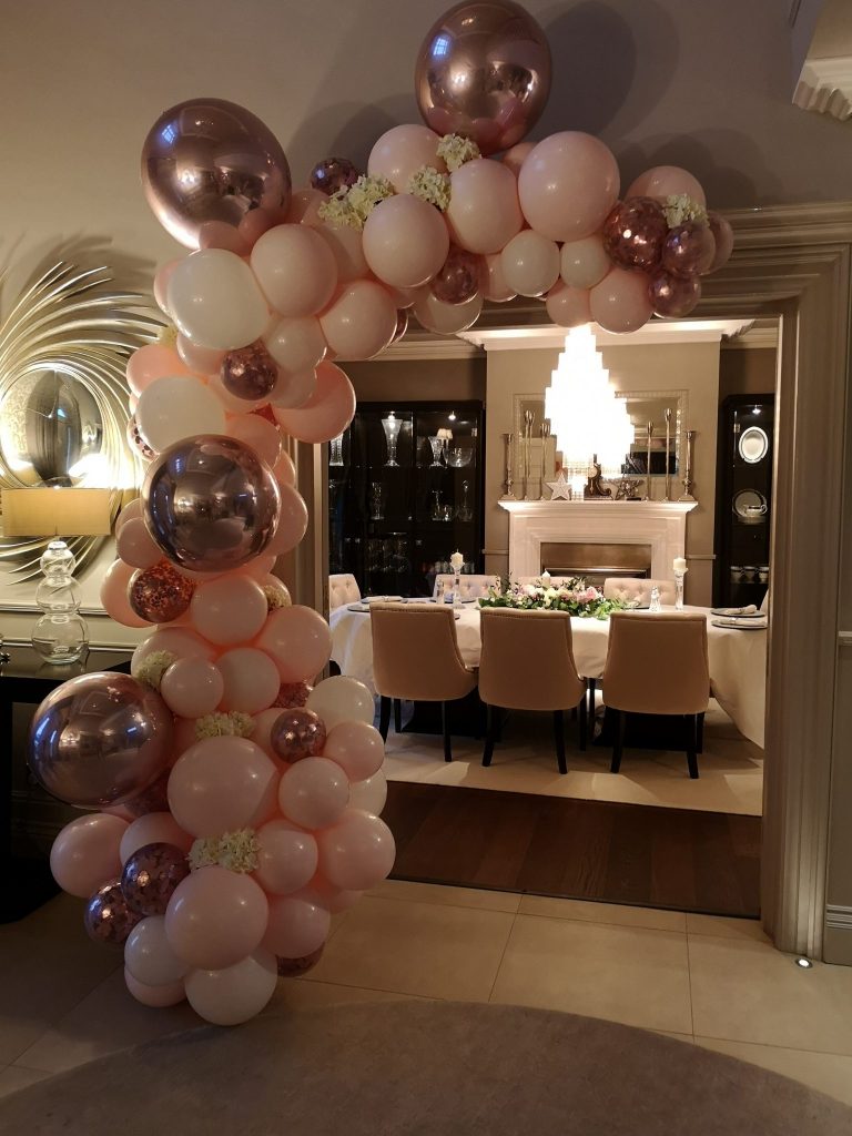 Half Balloon Arch - Confetti Balloons