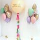 3ft happy birthday full tassel tail and foil bunches