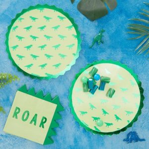 dinosaur paper plates