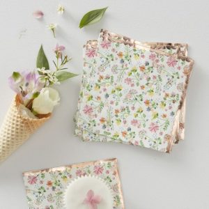 floral napkins