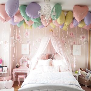 balloon ceiling bedroom