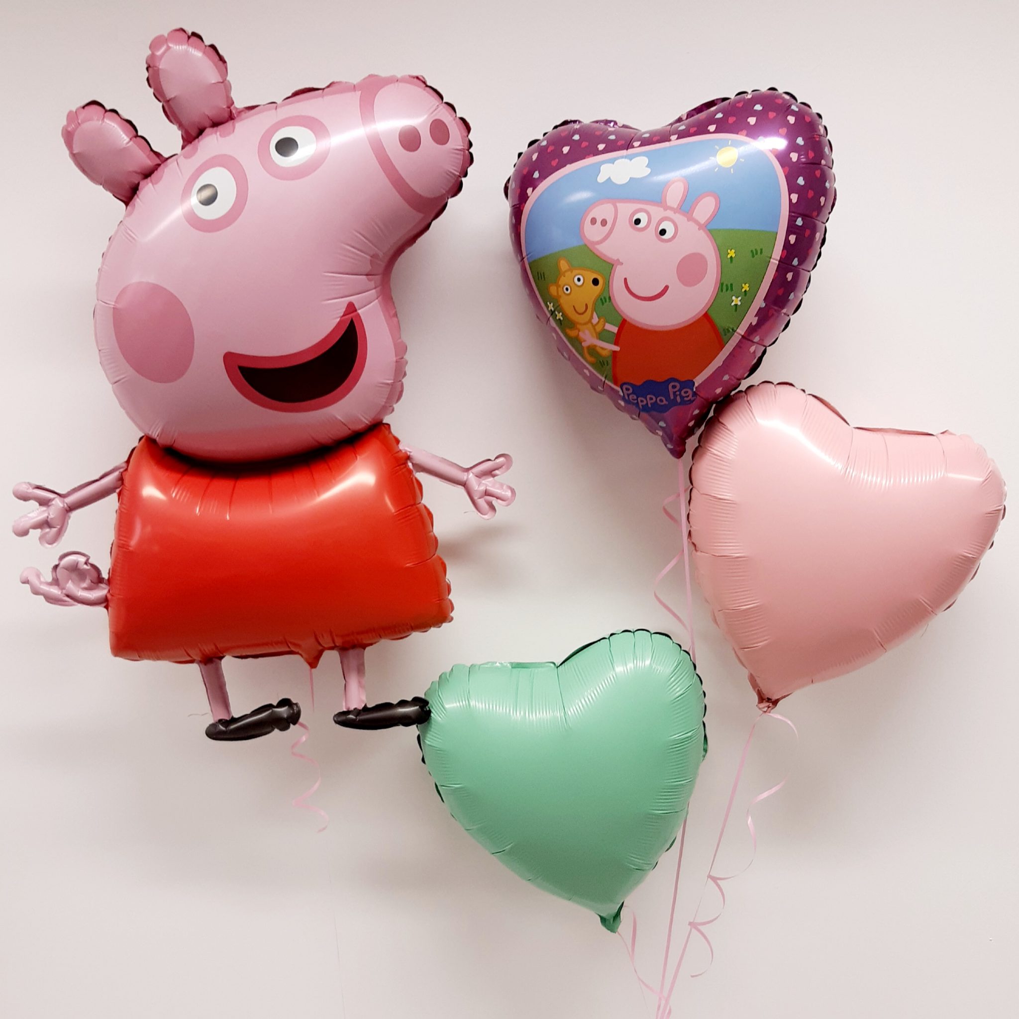 Peppa Pig Helium Balloon Package 6th Birthday