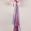 personalised bright pink & blue confetti bubble balloon tassel tail