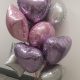 personalised large balloon bunches pink