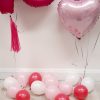 valentines day mini balloons pink