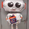 Happy birthday robot giant balloon