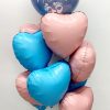 gender reveal balloon bunch with orb