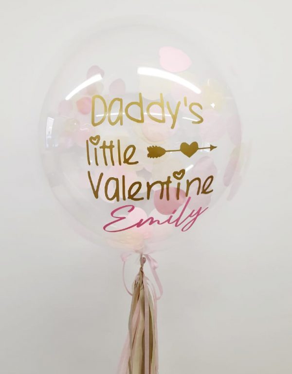 personalised valentines balloon