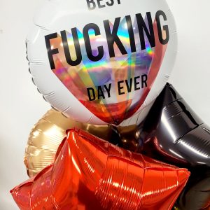 best day ever balloon bunch