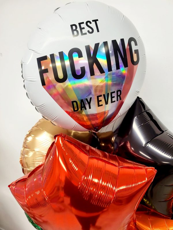 best day ever balloon bunch