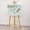 Acrylic Welcome Sign and easel