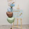 Acrylic Welcome Sign and easel and balloons