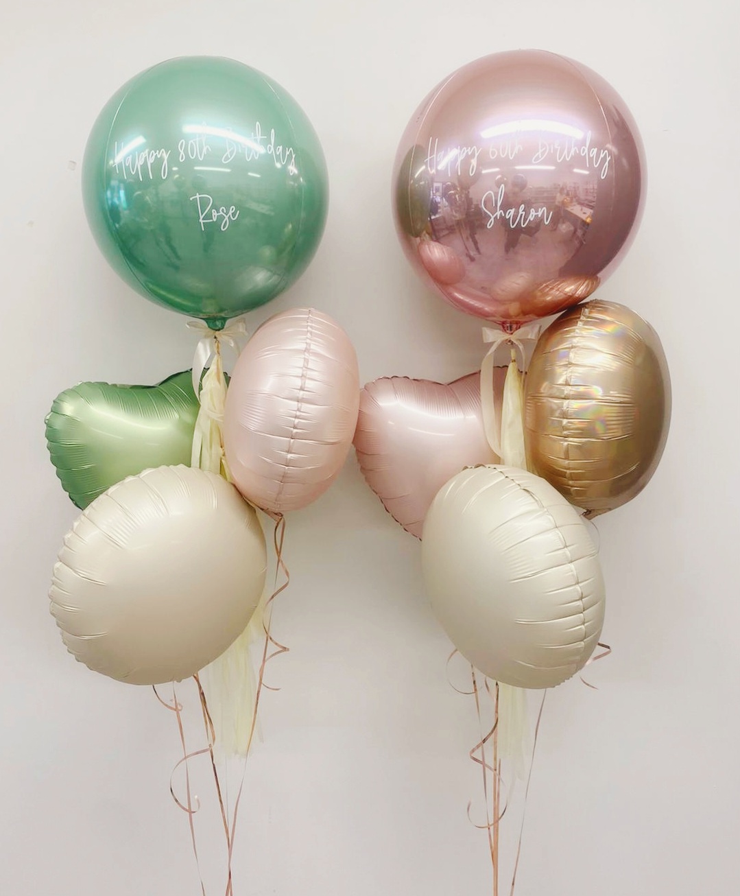 Orb Celebration Bunch with 3 foil balloons