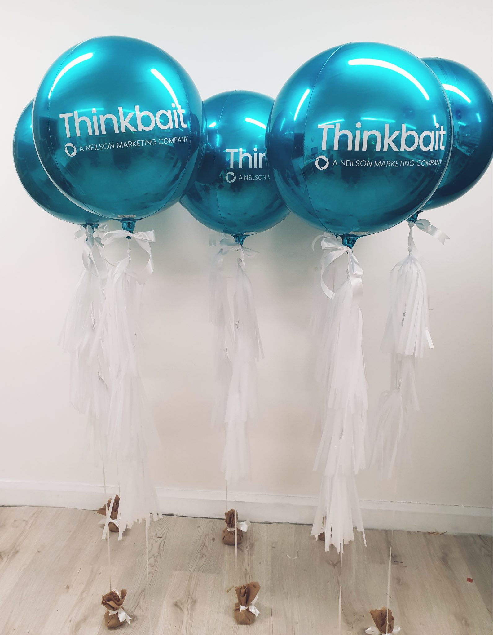 Turquoise Orb Balloon - Confetti Balloons