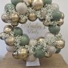 Eucalyptus, Gold & latte Balloon Hoop