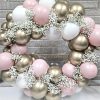 Pink, White & Gold Balloon Hoop